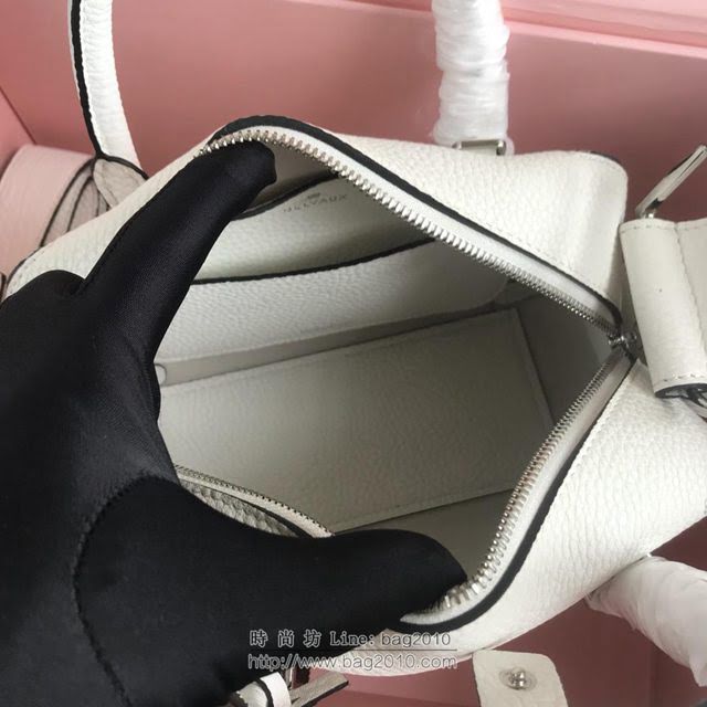 DELVAUX女包 Delvau單肩斜挎包 半手工Cool box 小號 德爾沃女手提包 手拎包 白色  fcs1193
